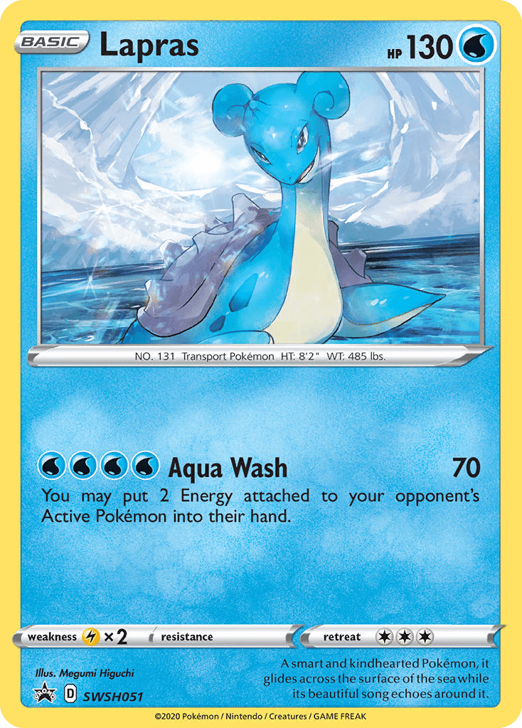 Lapras SWSH Black Star Promos card
