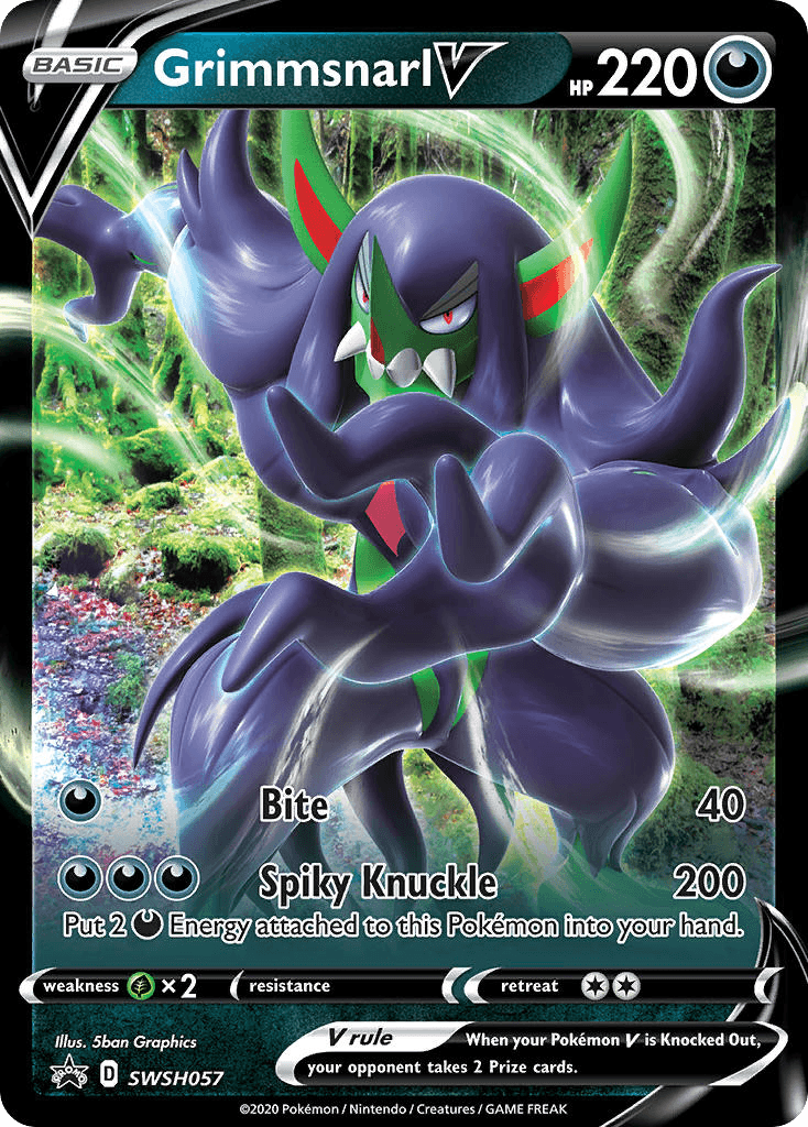 Grimmsnarl V SWSH Black Star Promos card