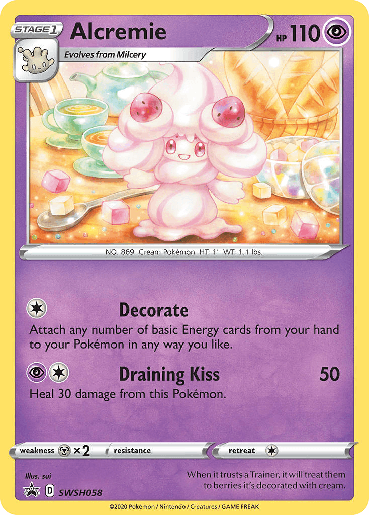 Alcremie SWSH Black Star Promos card