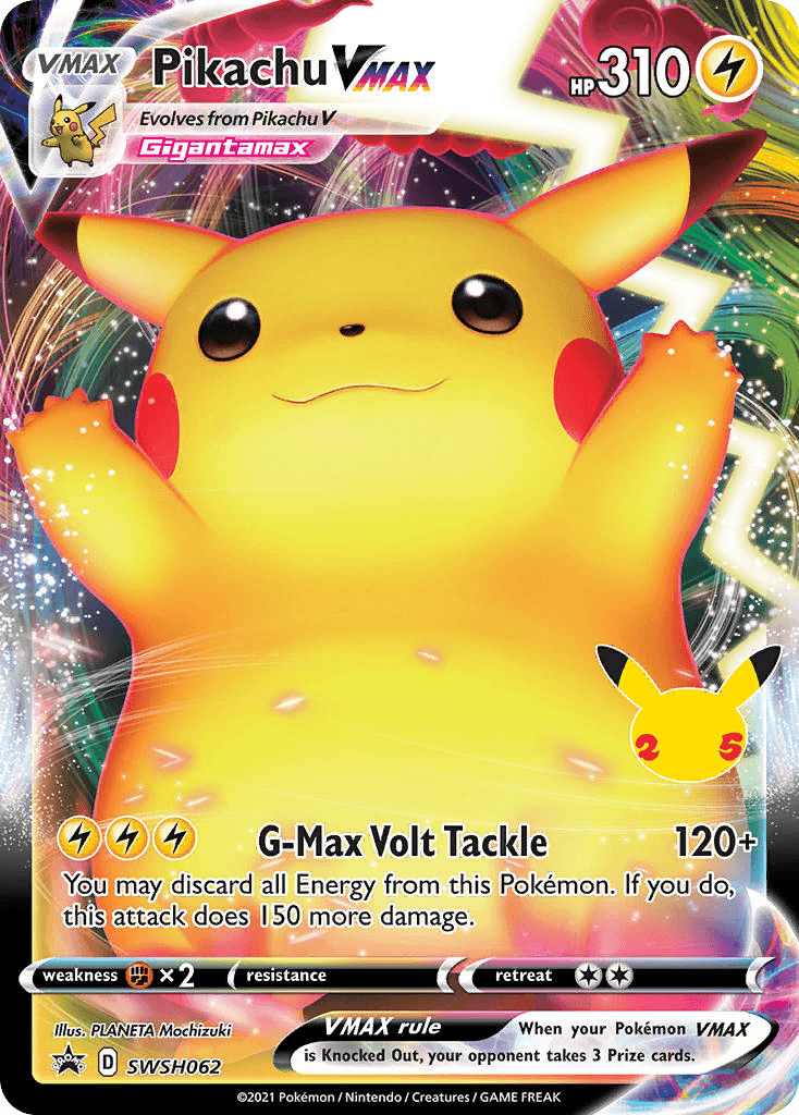 Pikachu VMAX SWSH Black Star Promos card