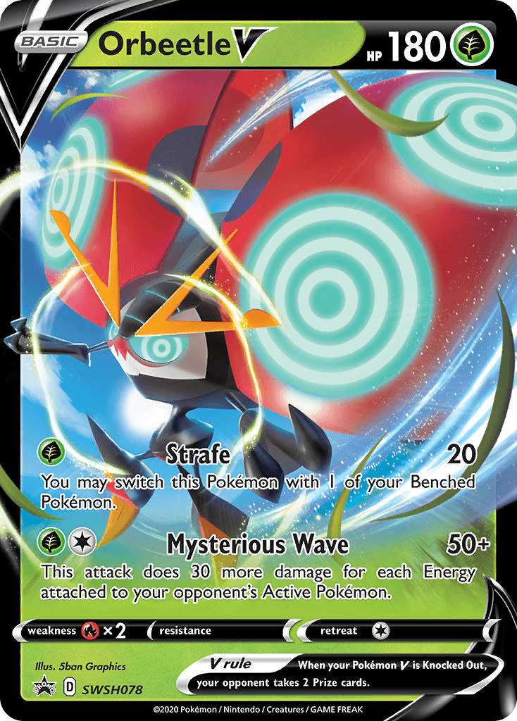 Orbeetle V SWSH Black Star Promos card