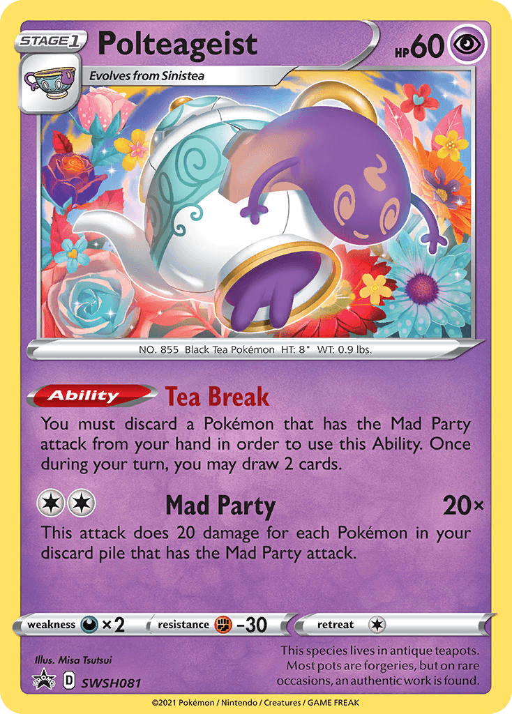 Polteageist SWSH Black Star Promos card