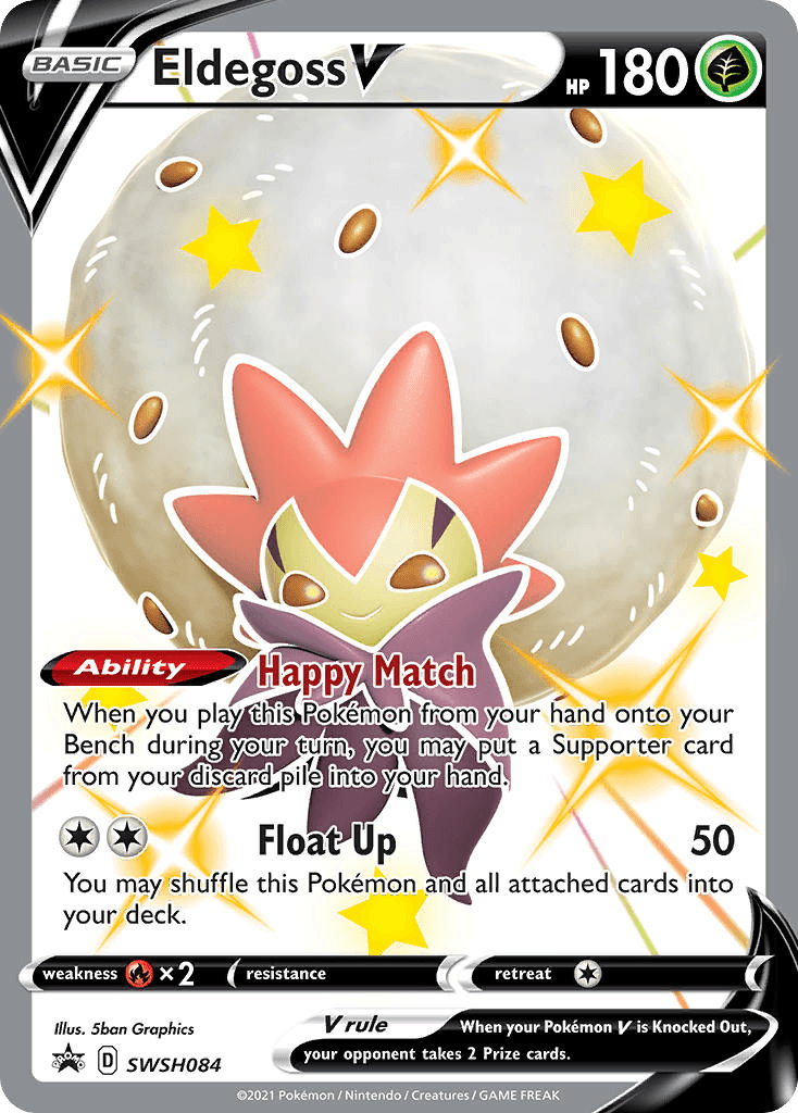 Eldegoss V SWSH Black Star Promos card