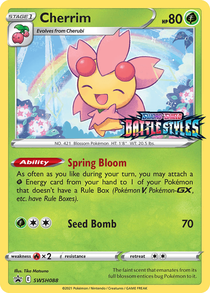 Cherrim SWSH Black Star Promos card