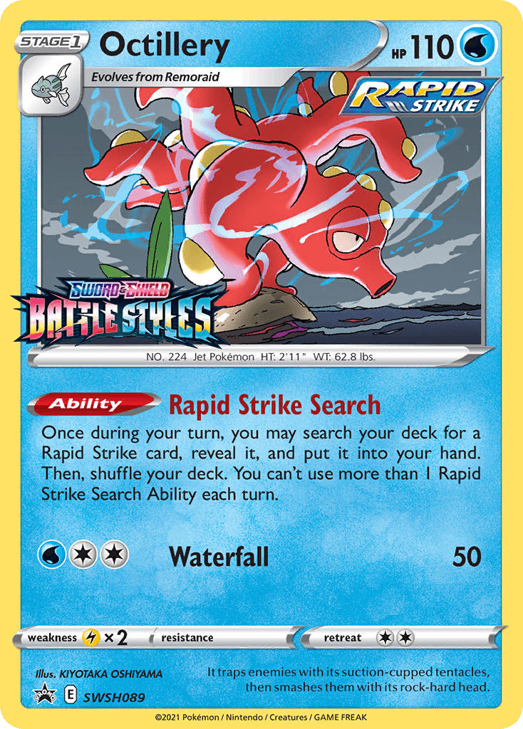 Octillery SWSH Black Star Promos card