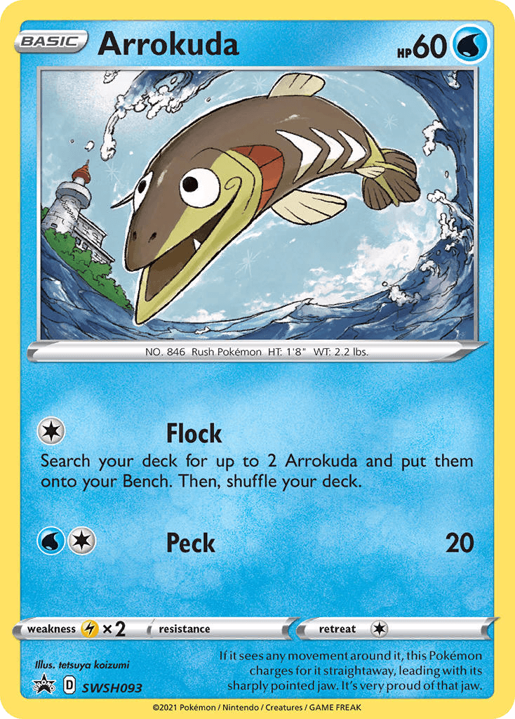 Arrokuda SWSH Black Star Promos card