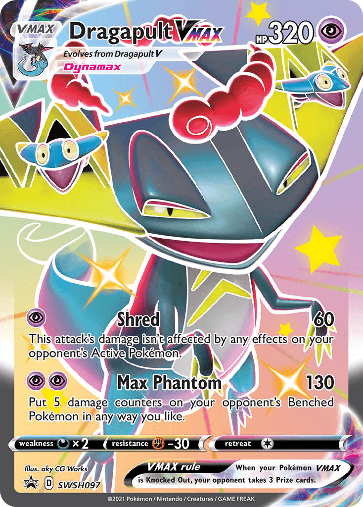 Dragapult VMAX SWSH Black Star Promos card