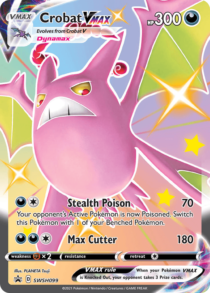 Crobat VMAX SWSH Black Star Promos card