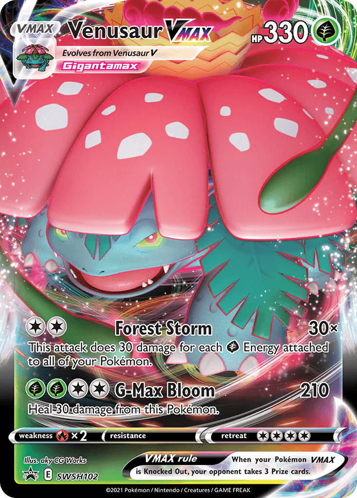 Venusaur VMAX SWSH Black Star Promos card