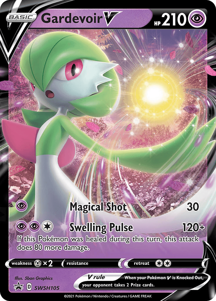 Gardevoir V SWSH Black Star Promos card