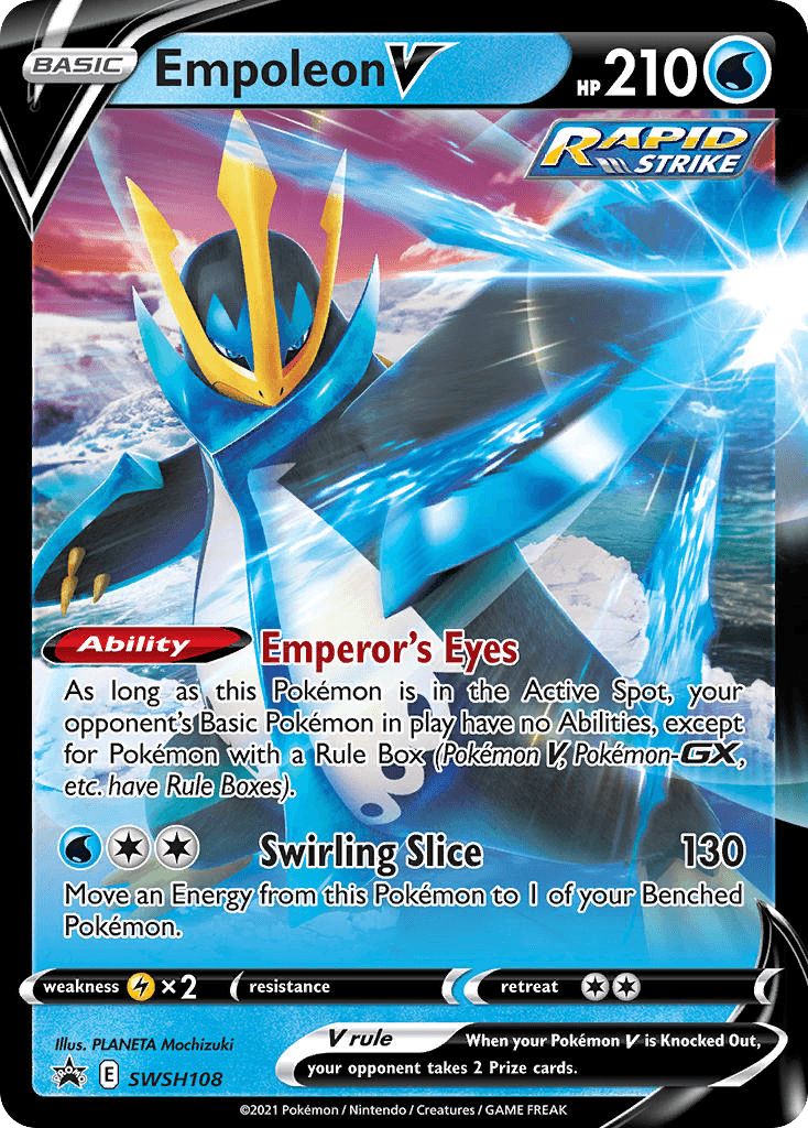 Empoleon V SWSH Black Star Promos card