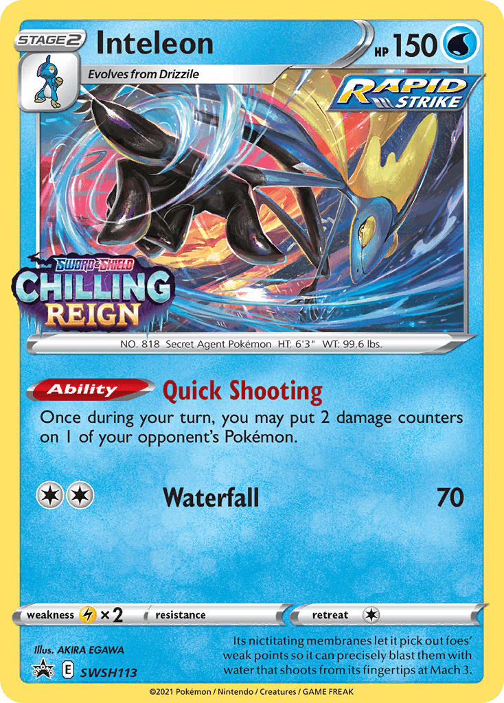 Inteleon SWSH Black Star Promos card
