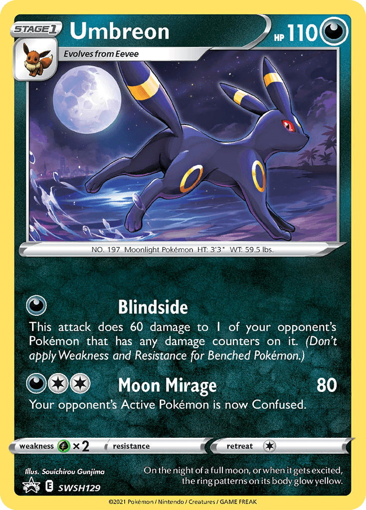Umbreon SWSH Black Star Promos card