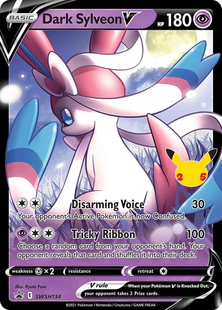 Dark Sylveon V SWSH Black Star Promos card