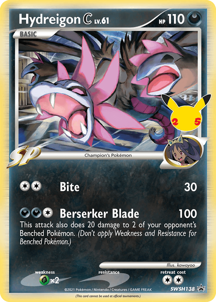 Hydreigon C SWSH Black Star Promos card