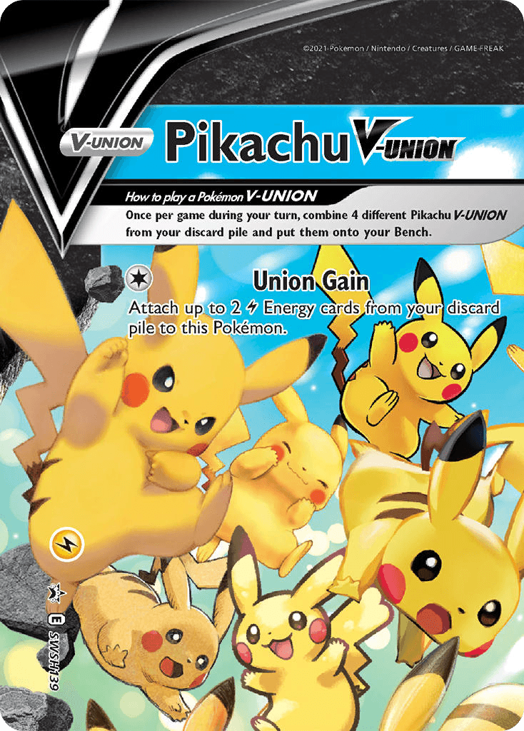 Pikachu V-UNION SWSH Black Star Promos card