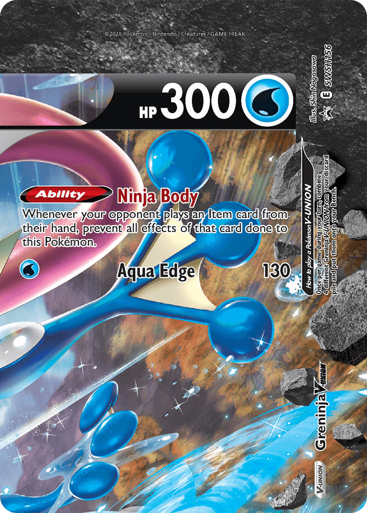 Greninja V-UNION SWSH Black Star Promos card