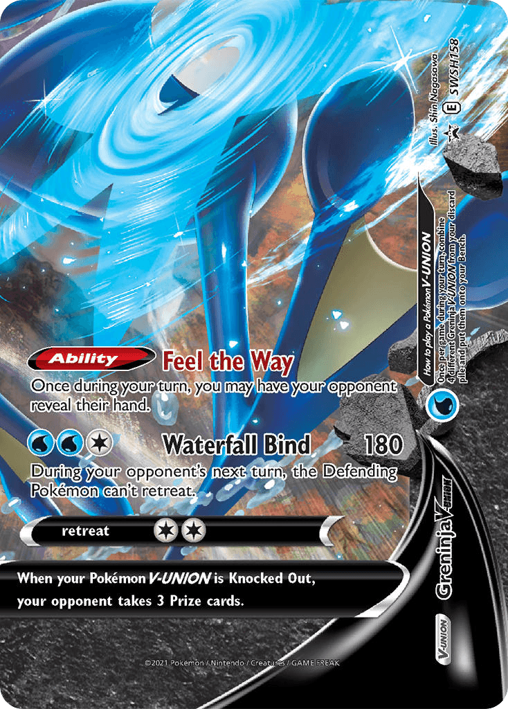 Greninja V-UNION SWSH Black Star Promos card