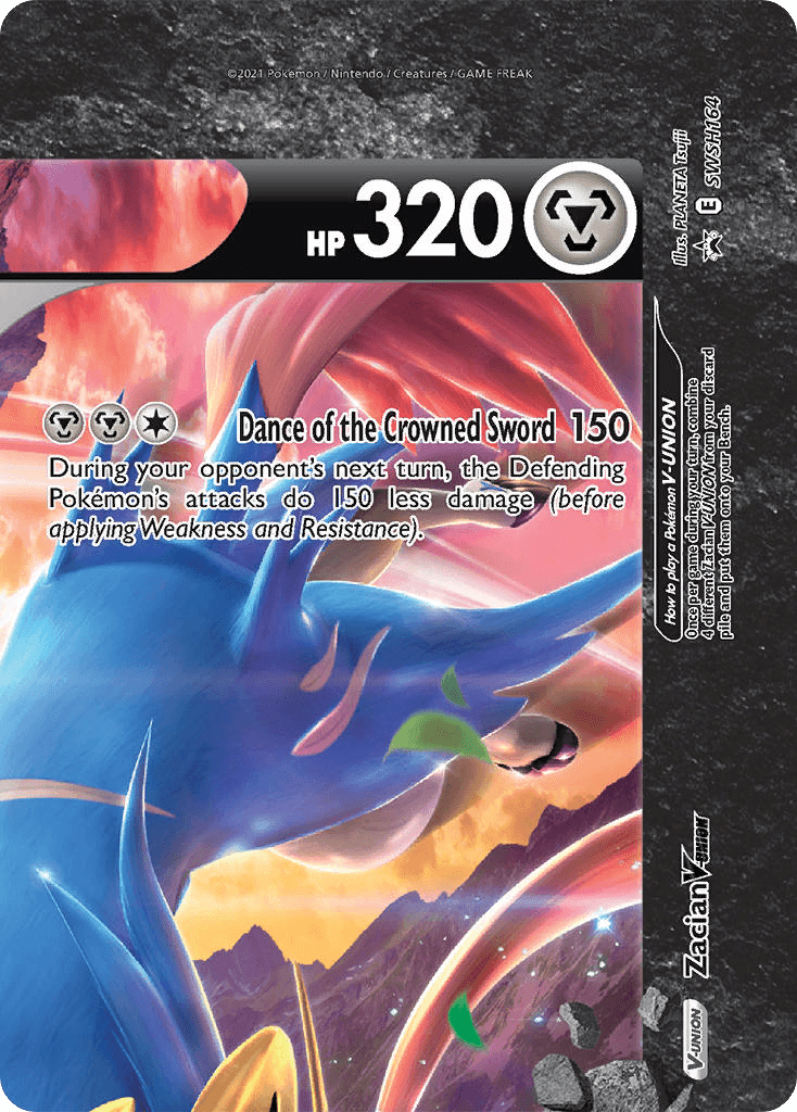 Zacian V-UNION SWSH Black Star Promos card