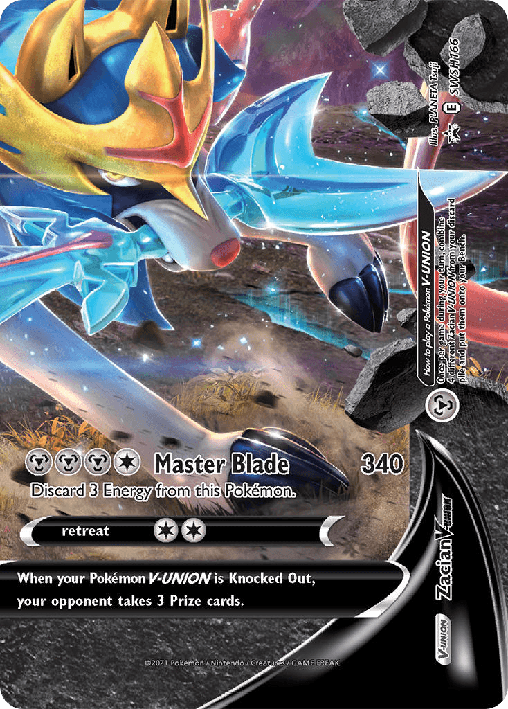 Zacian V-UNION SWSH Black Star Promos card