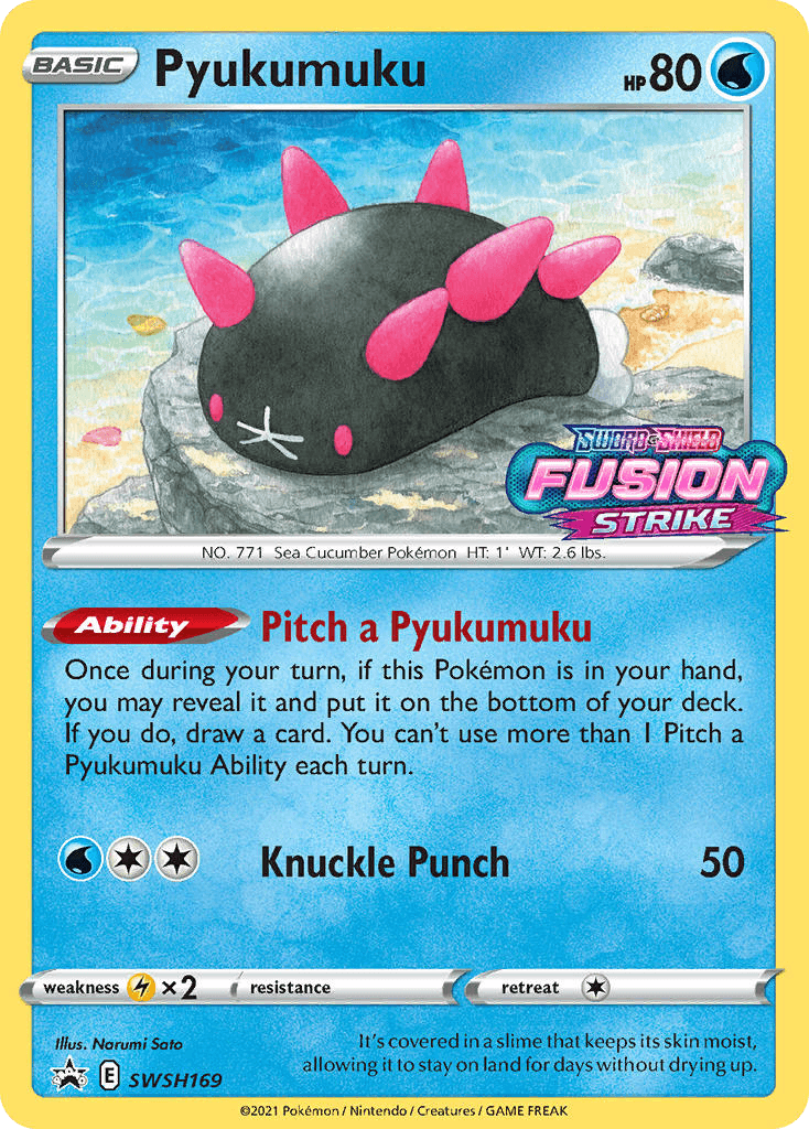 Pyukumuku SWSH Black Star Promos card
