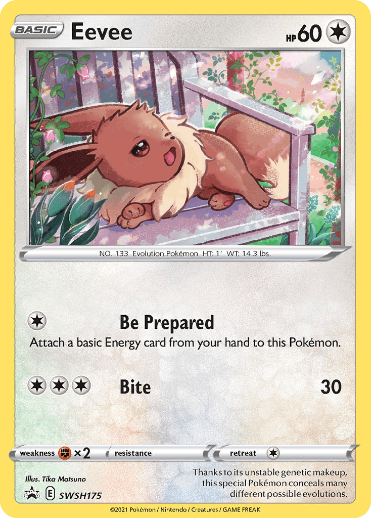 Eevee SWSH Black Star Promos card