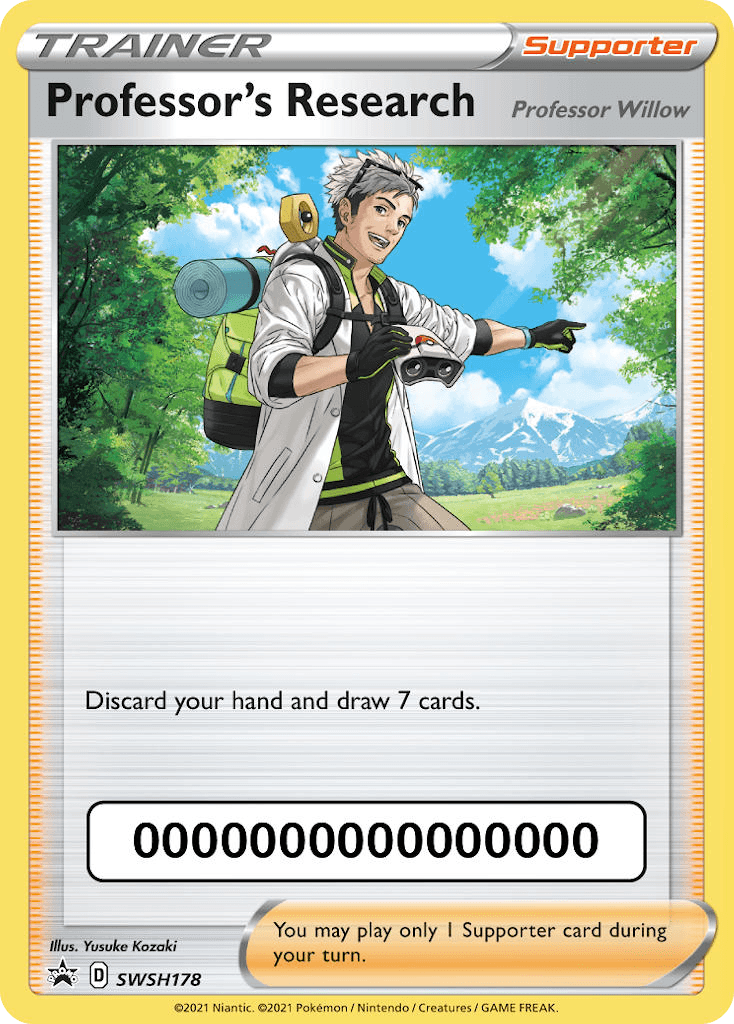 Professor's Research SWSH Black Star Promos card