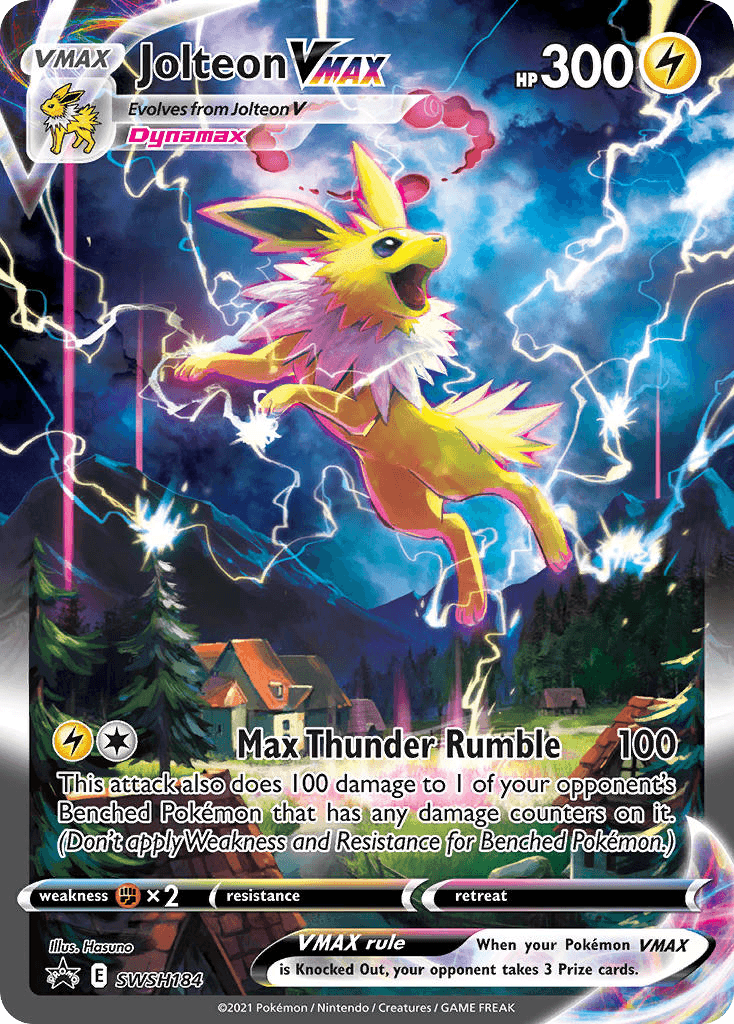 Jolteon VMAX SWSH Black Star Promos card