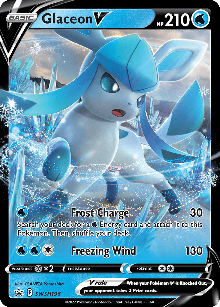 Glaceon V SWSH Black Star Promos card