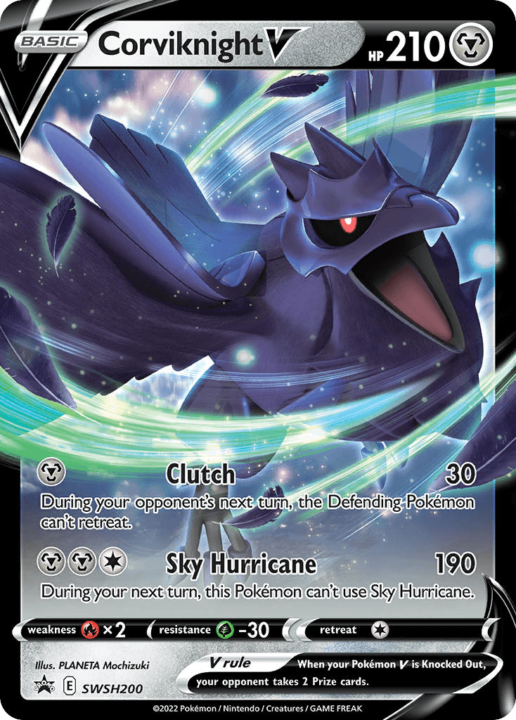 Corviknight V SWSH Black Star Promos card