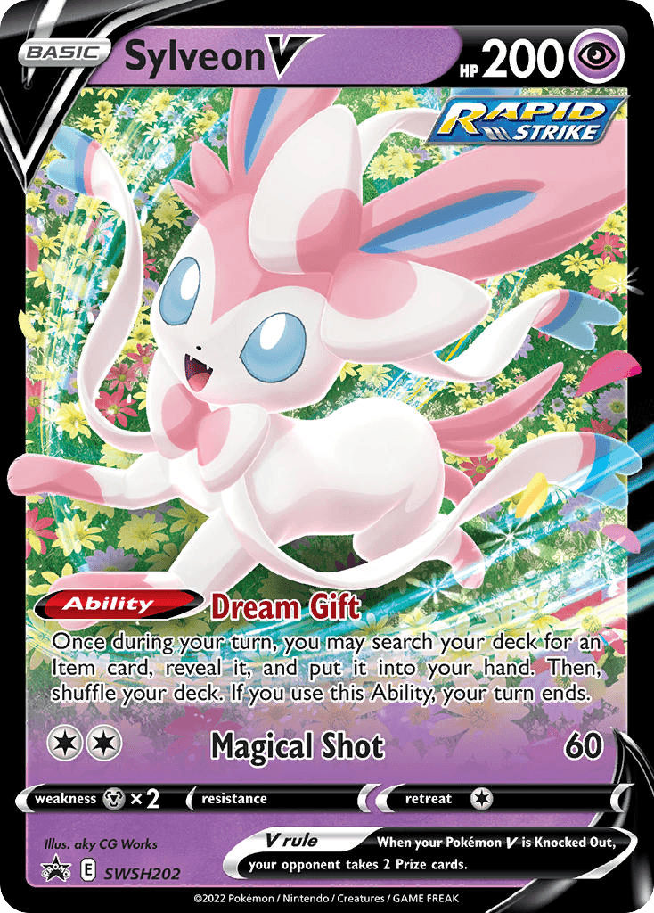 Sylveon V SWSH Black Star Promos card