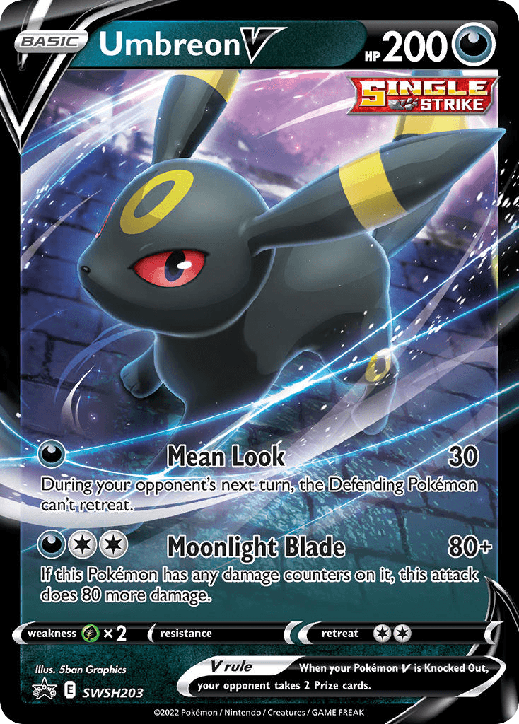 Umbreon V SWSH Black Star Promos card