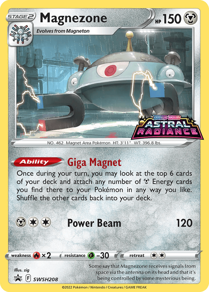 Magnezone SWSH Black Star Promos card
