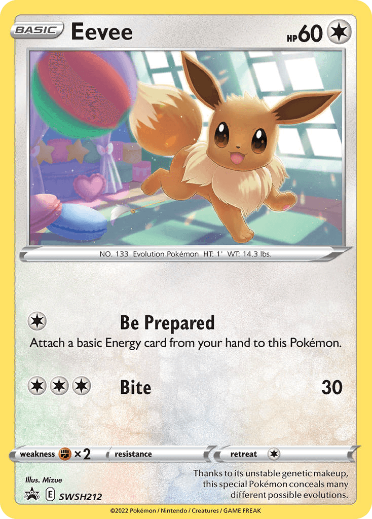 Eevee SWSH Black Star Promos card