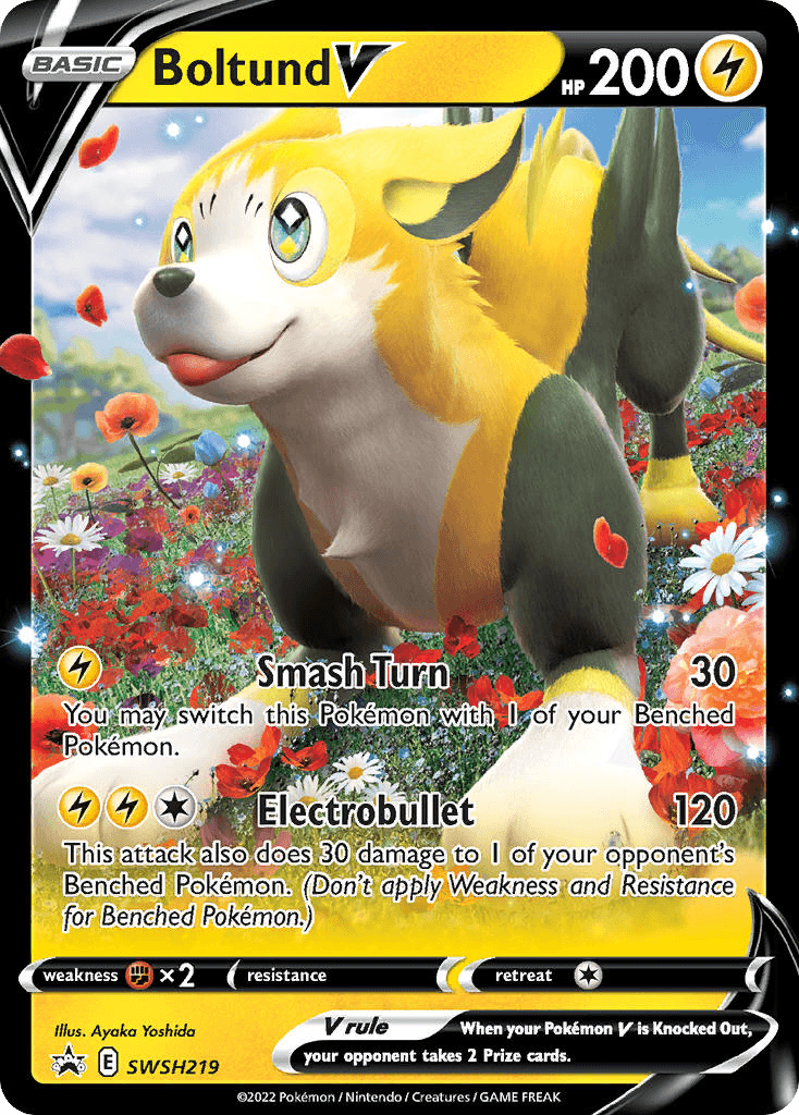 Boltund V SWSH Black Star Promos card