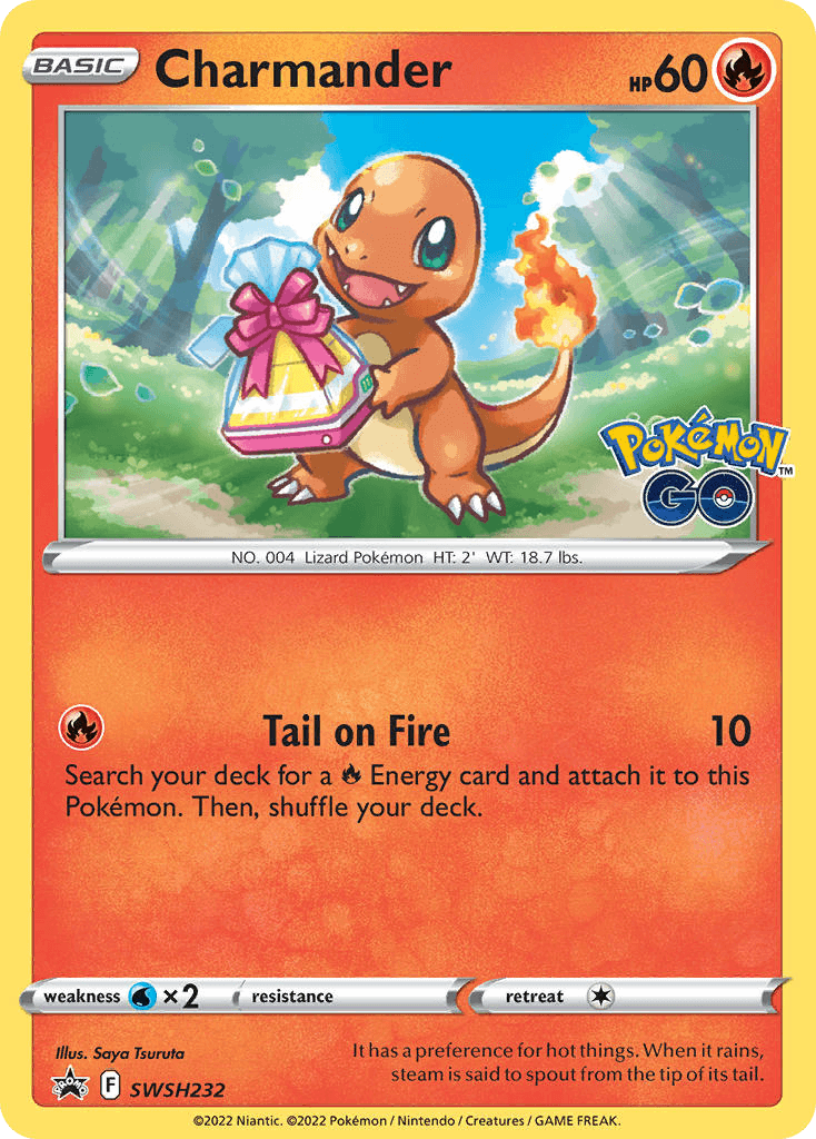 Charmander SWSH Black Star Promos card