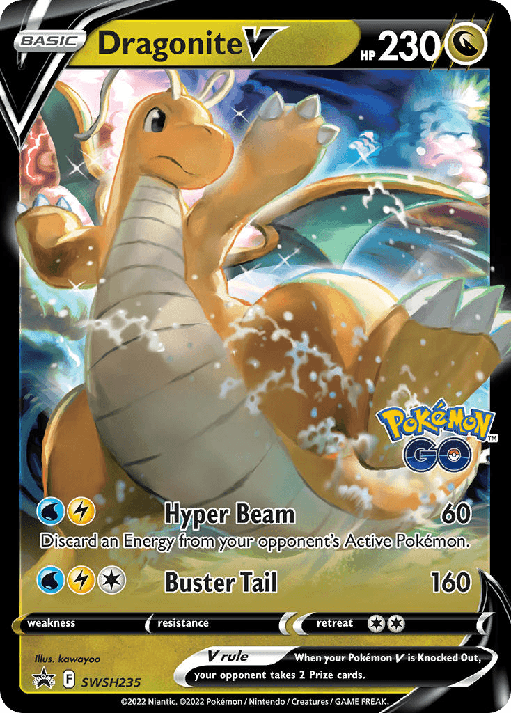 Dragonite V SWSH Black Star Promos card