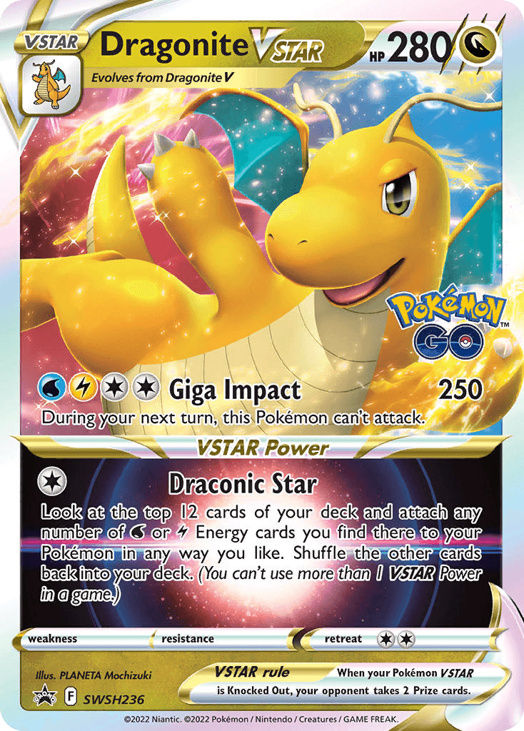 Dragonite VSTAR SWSH Black Star Promos card
