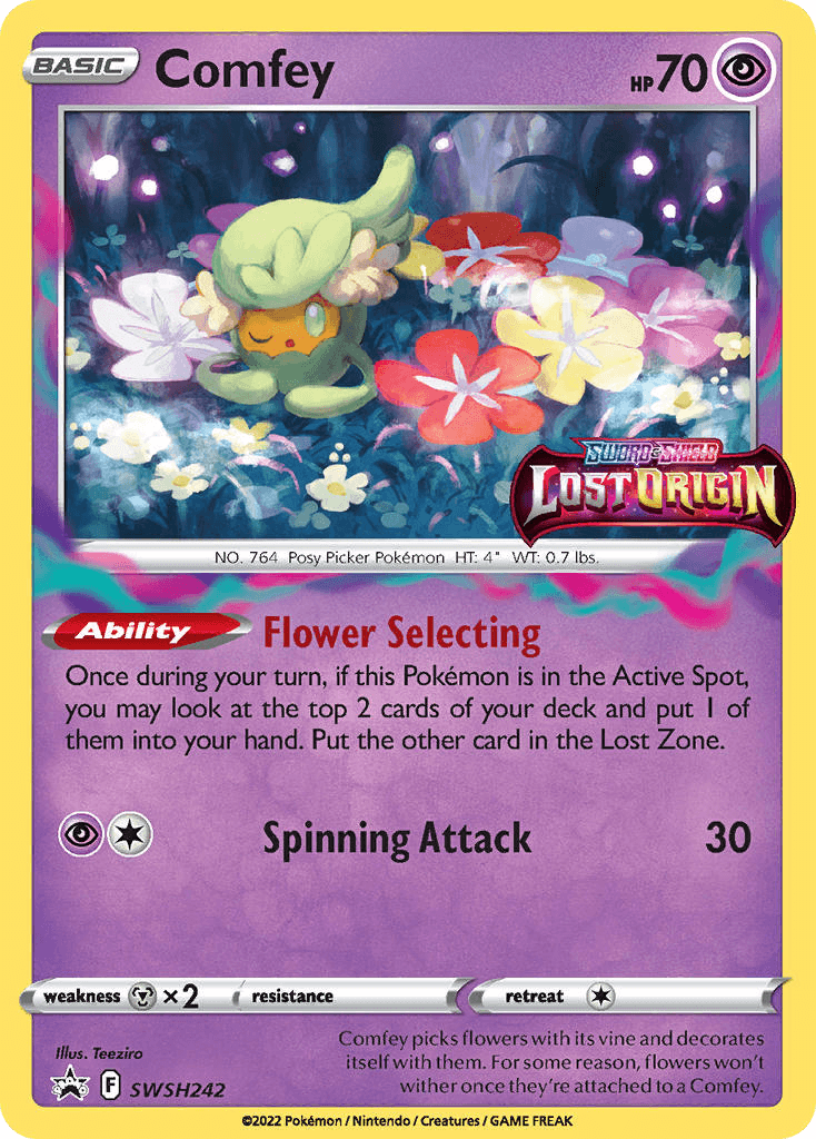 Comfey SWSH Black Star Promos card