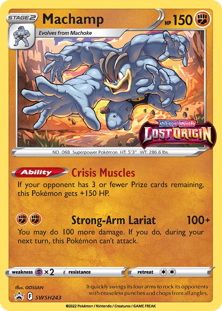 Machamp SWSH Black Star Promos card
