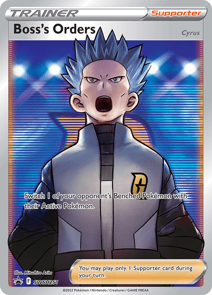 Boss's Orders SWSH Black Star Promos card