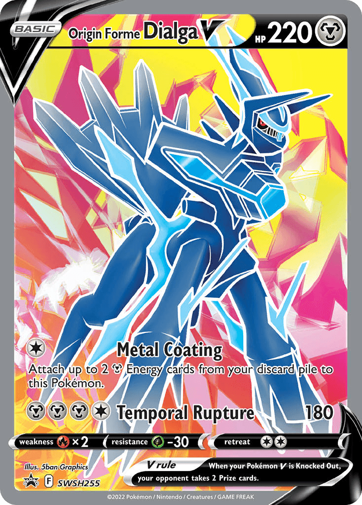 Origin Forme Dialga V SWSH Black Star Promos card