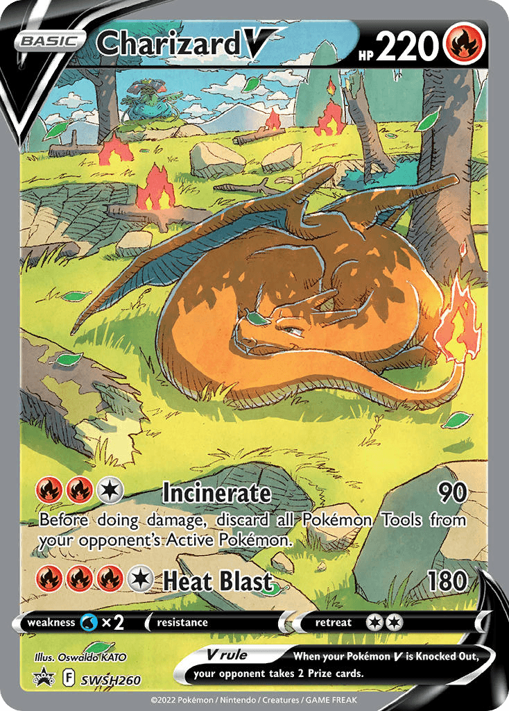 Charizard V SWSH Black Star Promos card