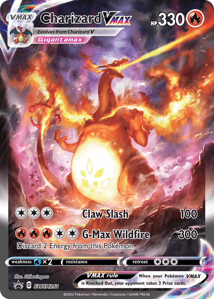 Charizard VMAX SWSH Black Star Promos card