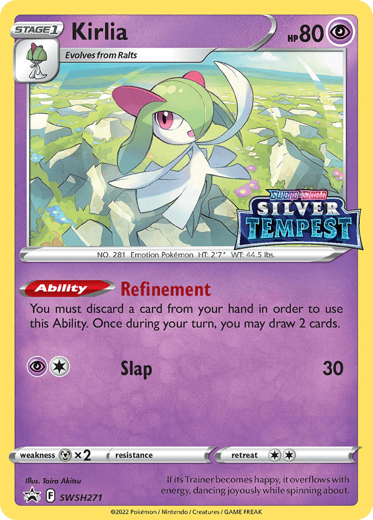 Kirlia SWSH Black Star Promos card