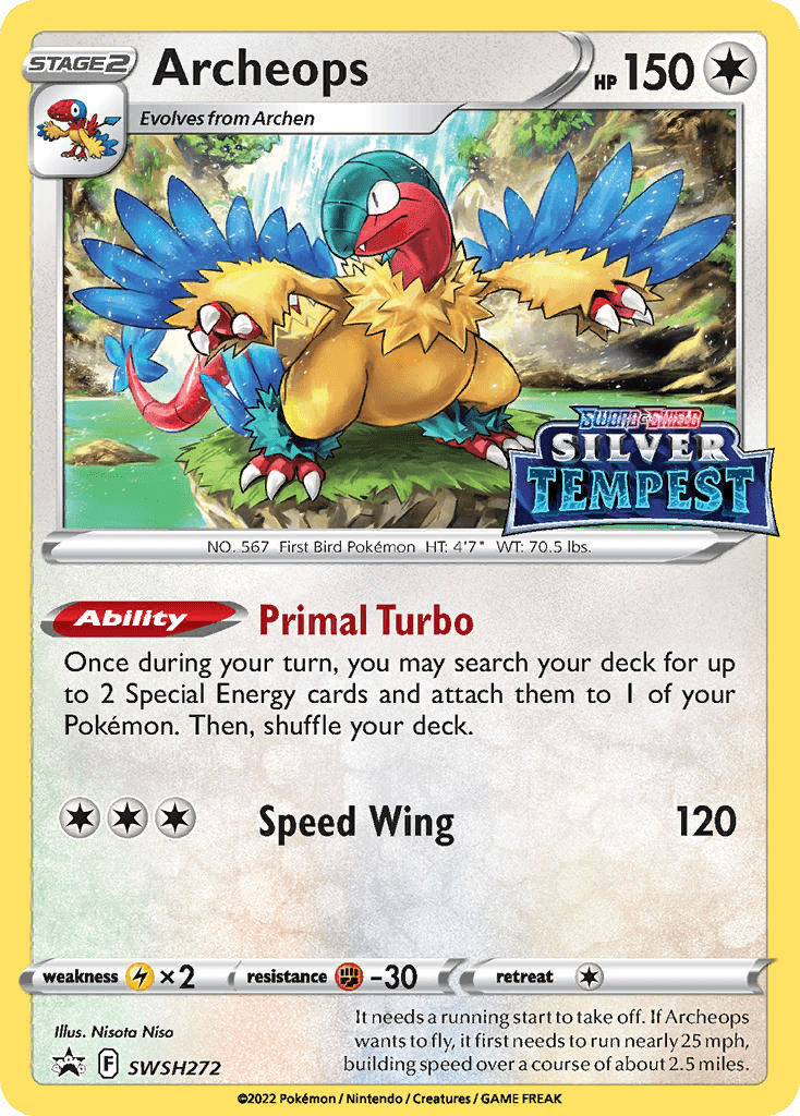 Archeops SWSH Black Star Promos card