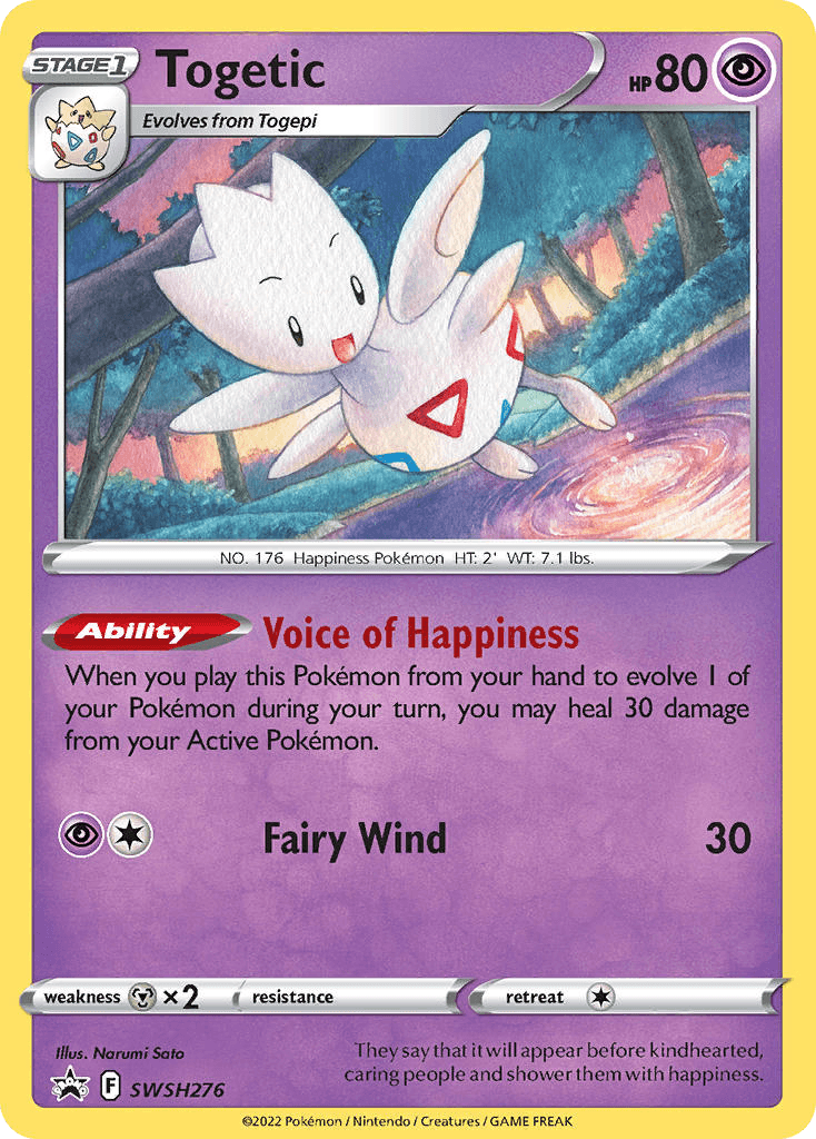 Togetic SWSH Black Star Promos card