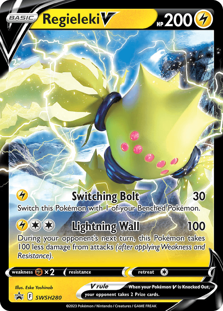 Regieleki V SWSH Black Star Promos card