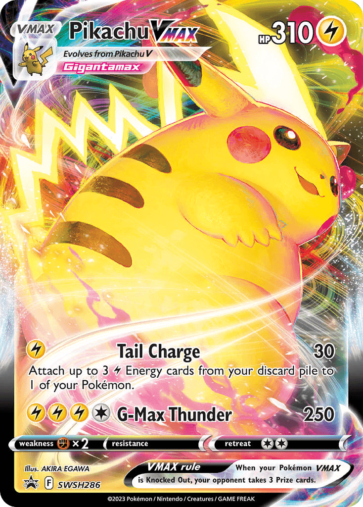 Pikachu VMAX SWSH Black Star Promos card