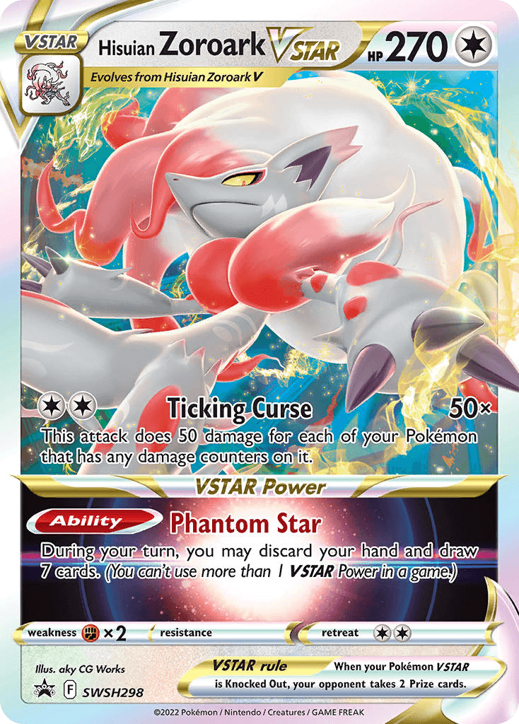 Hisuian Zoroark VSTAR SWSH Black Star Promos card